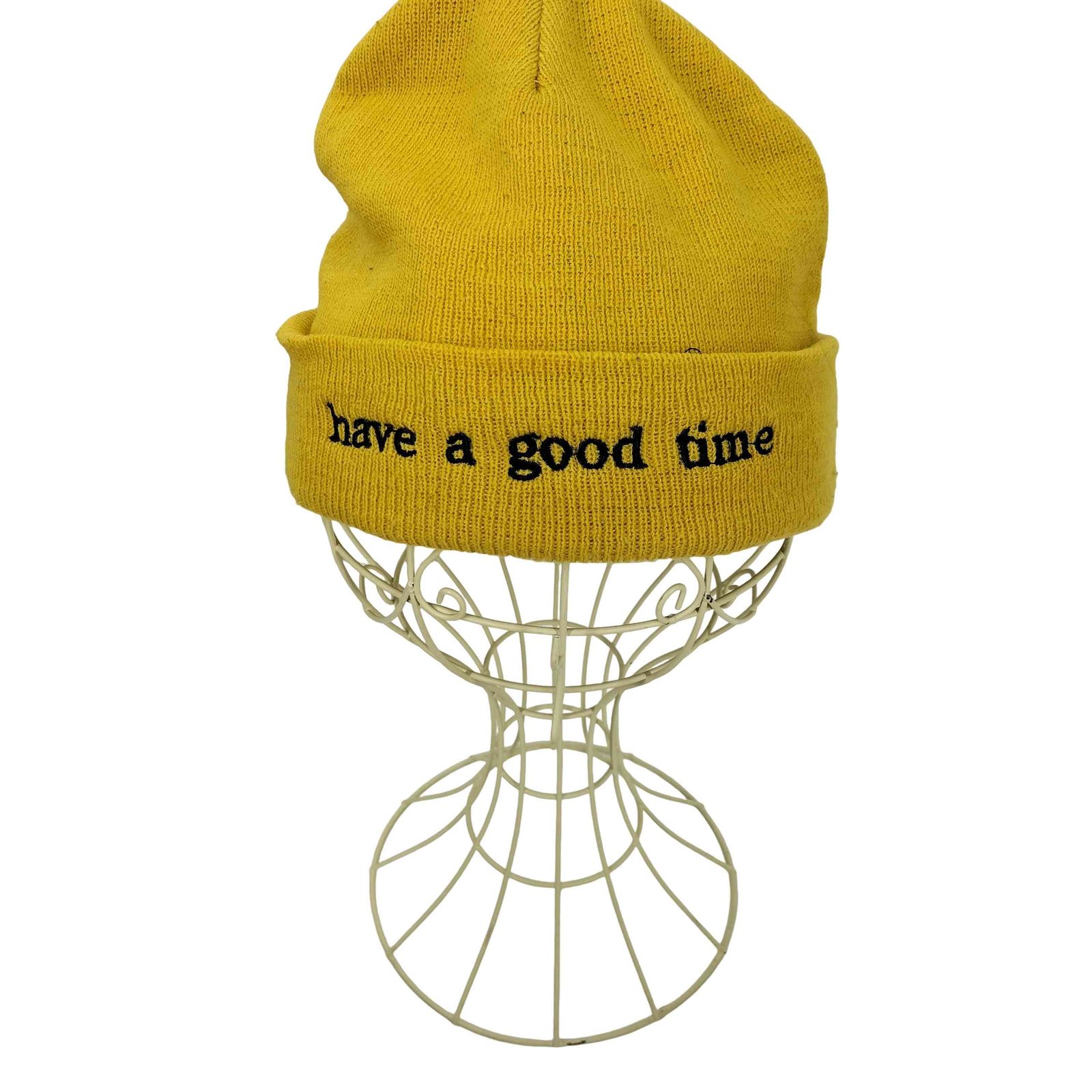 ハブアグッドタイム HAVE A GOOD TIME ロゴ 刺繍 アクリル ビーニー