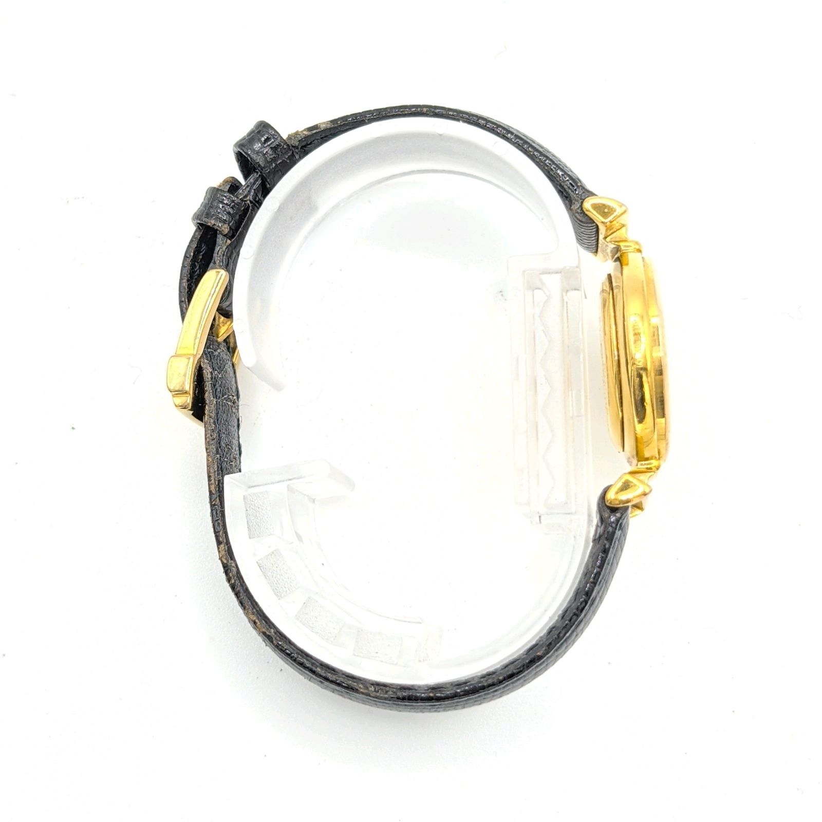 FENDI Watch Quartz Ladies Zucca pattern Gold Black dial Y2K 00S