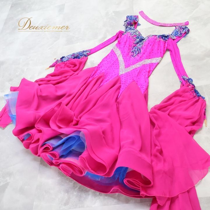 社交ダンス 衣装 スタンダードドレス ワンピース スタンダード