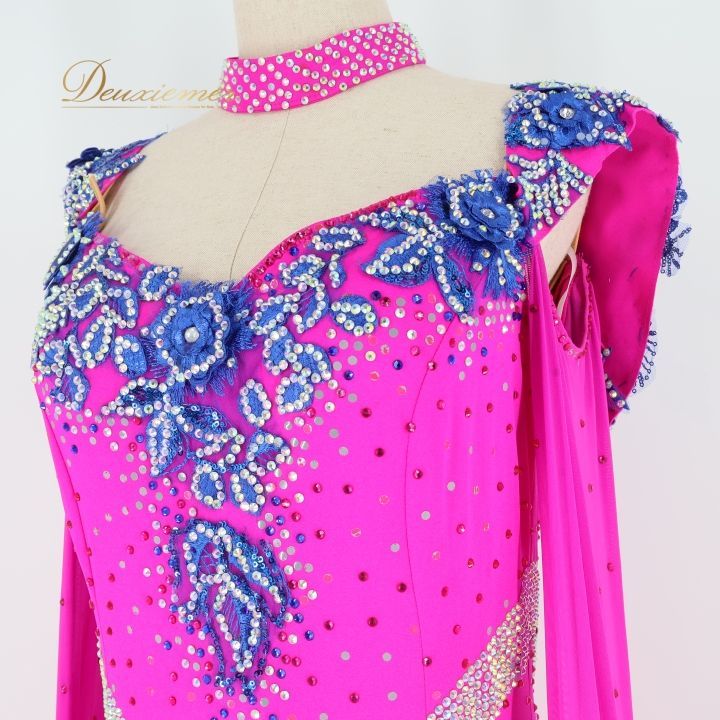 社交ダンス 衣装 スタンダードドレス ワンピース スタンダード