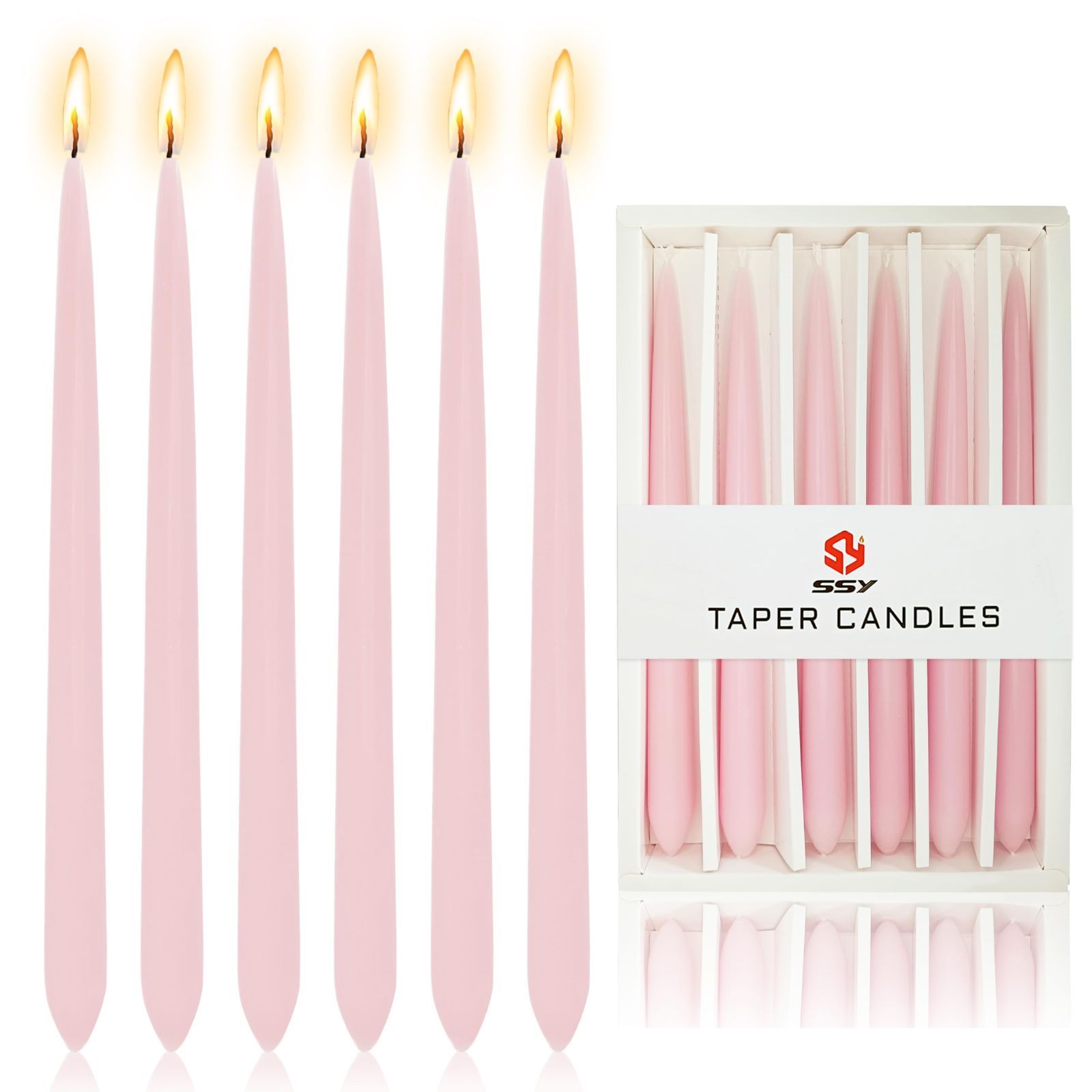 ウェディングロウソク立てピンク12個セット 新着商品】キャンドル キャンドル セット 人気 結婚式 ロウソク 記念日