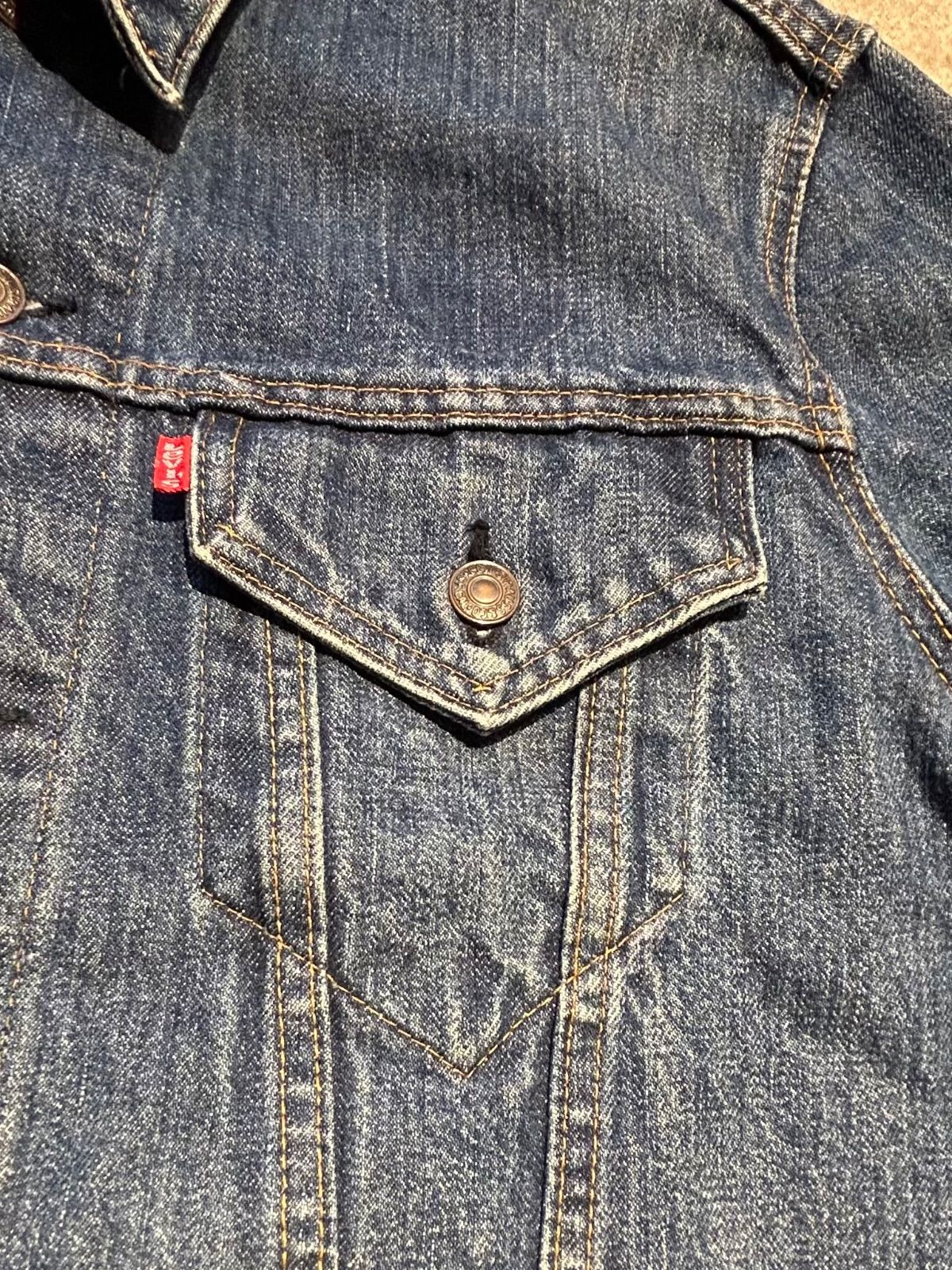 ヴィンテージ　70s Levi's Gジャン 70年代 70s リーバイス Gジャン チェーンステッチ ロング丈