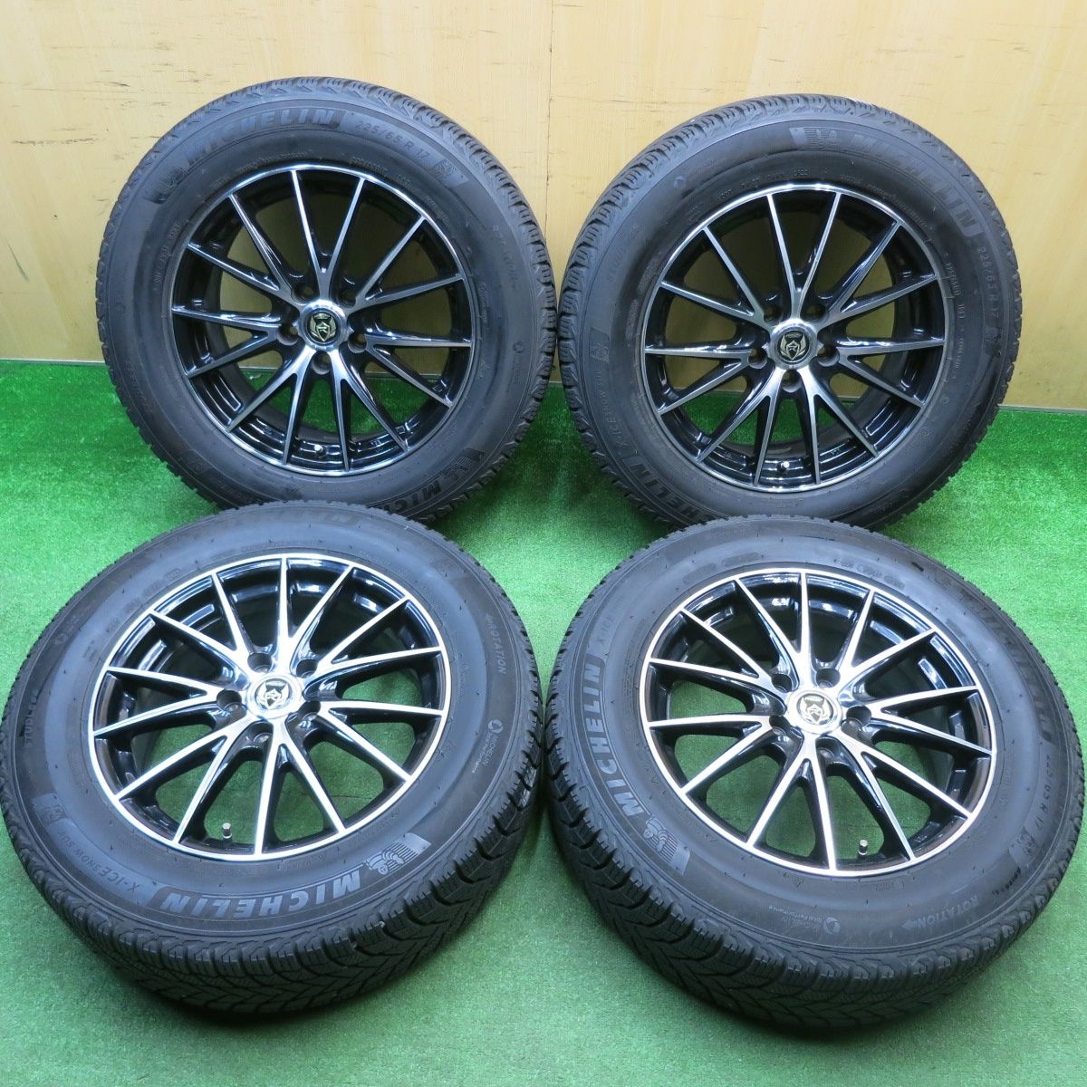 バリ溝！22年！9分☆スタッドレス 225/65R17 ミシュラン X-ICE SNOW