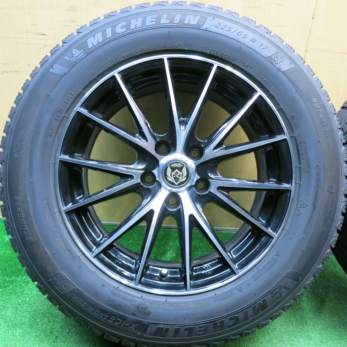 バリ溝！22年！9分☆スタッドレス 225/65R17 ミシュラン X-ICE SNOW