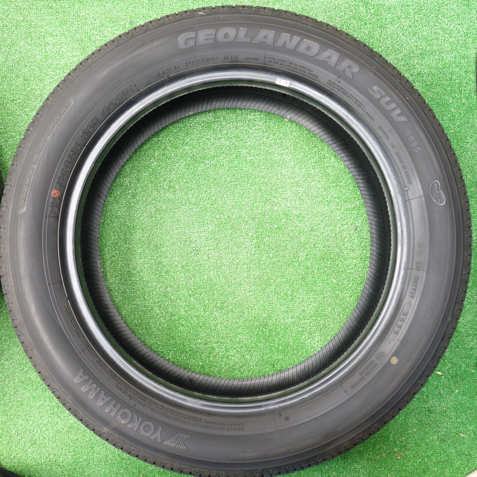 新車外し！25年☆225/55R18 ヨコハマ ジオランダー SUV G055 G055E