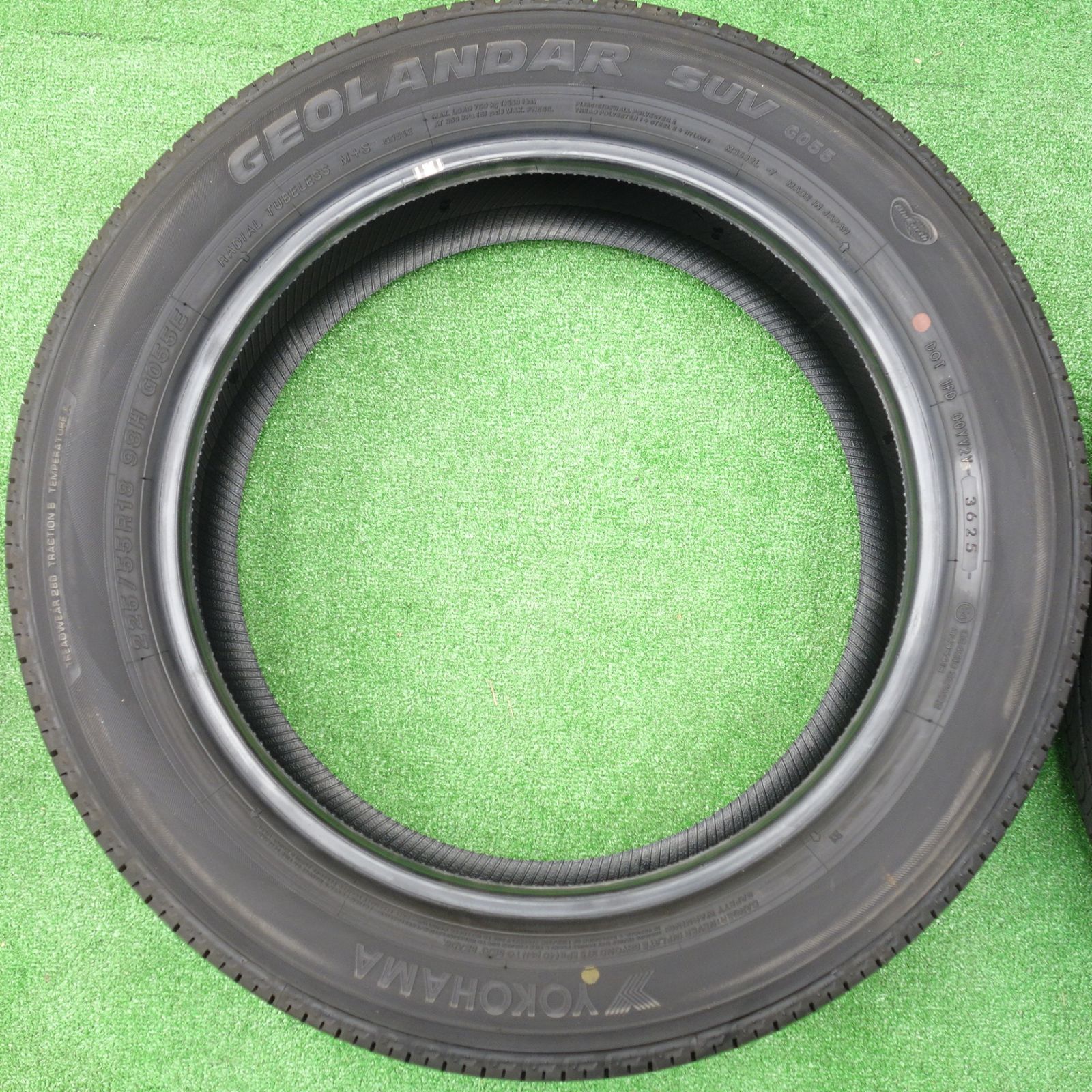 新車外し！25年☆225/55R18 ヨコハマ ジオランダー SUV G055 G055E