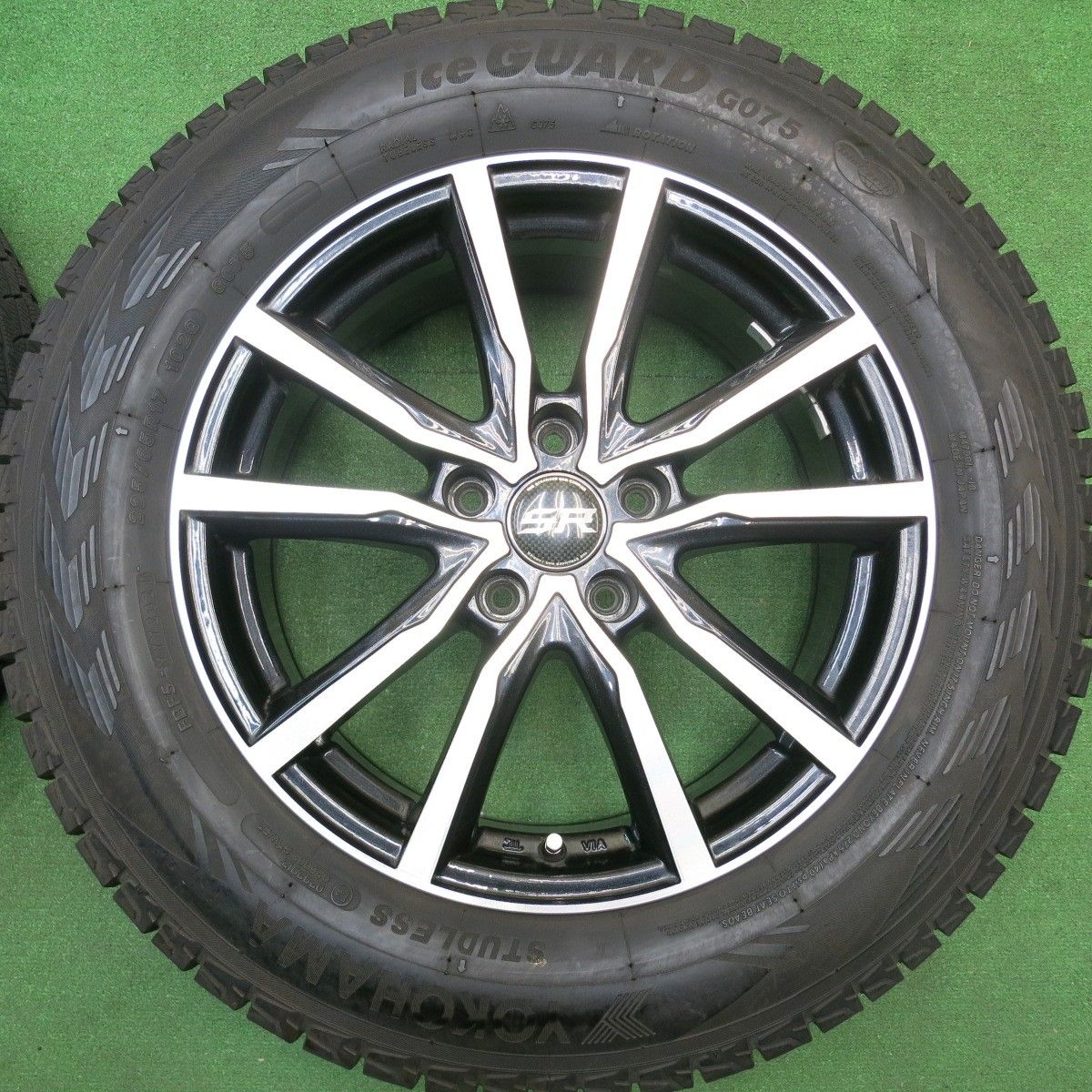 バリ溝！21年！9.5分☆スタッドレス 225/65R17 ヨコハマ アイスガード