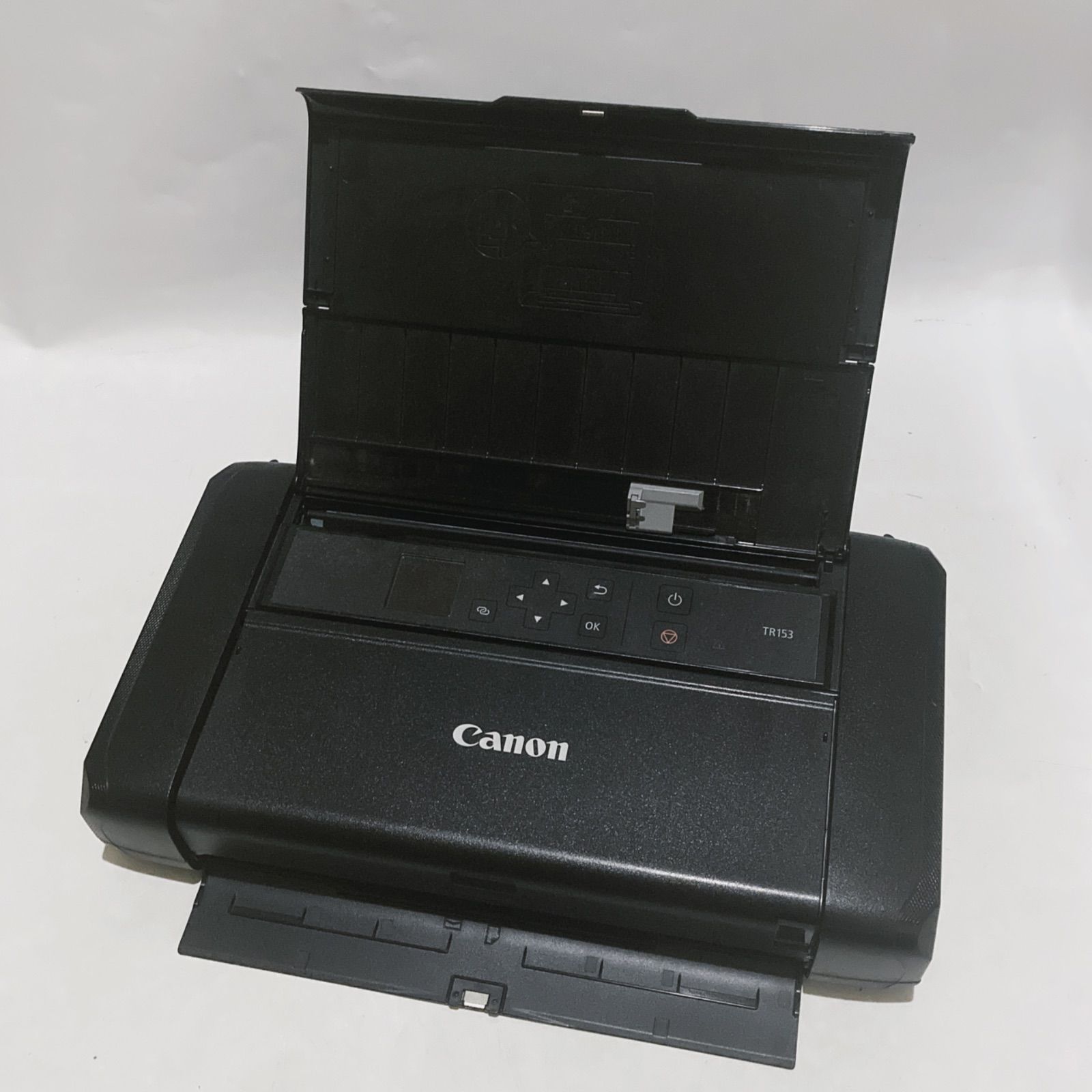 【未使用箱無し】Canon モバイルプリンター TR153 専用出品 Canon TR153 プリンター 使用15683枚 予備インク付 Amazon.co