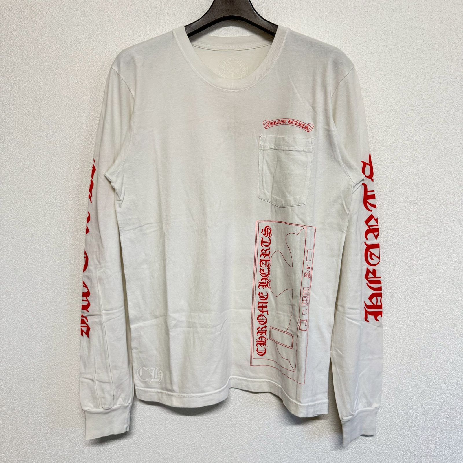 CHROME HEARTS AOYAMA 限定 クロムハーツ 青山限定 ロゴ プリント 白