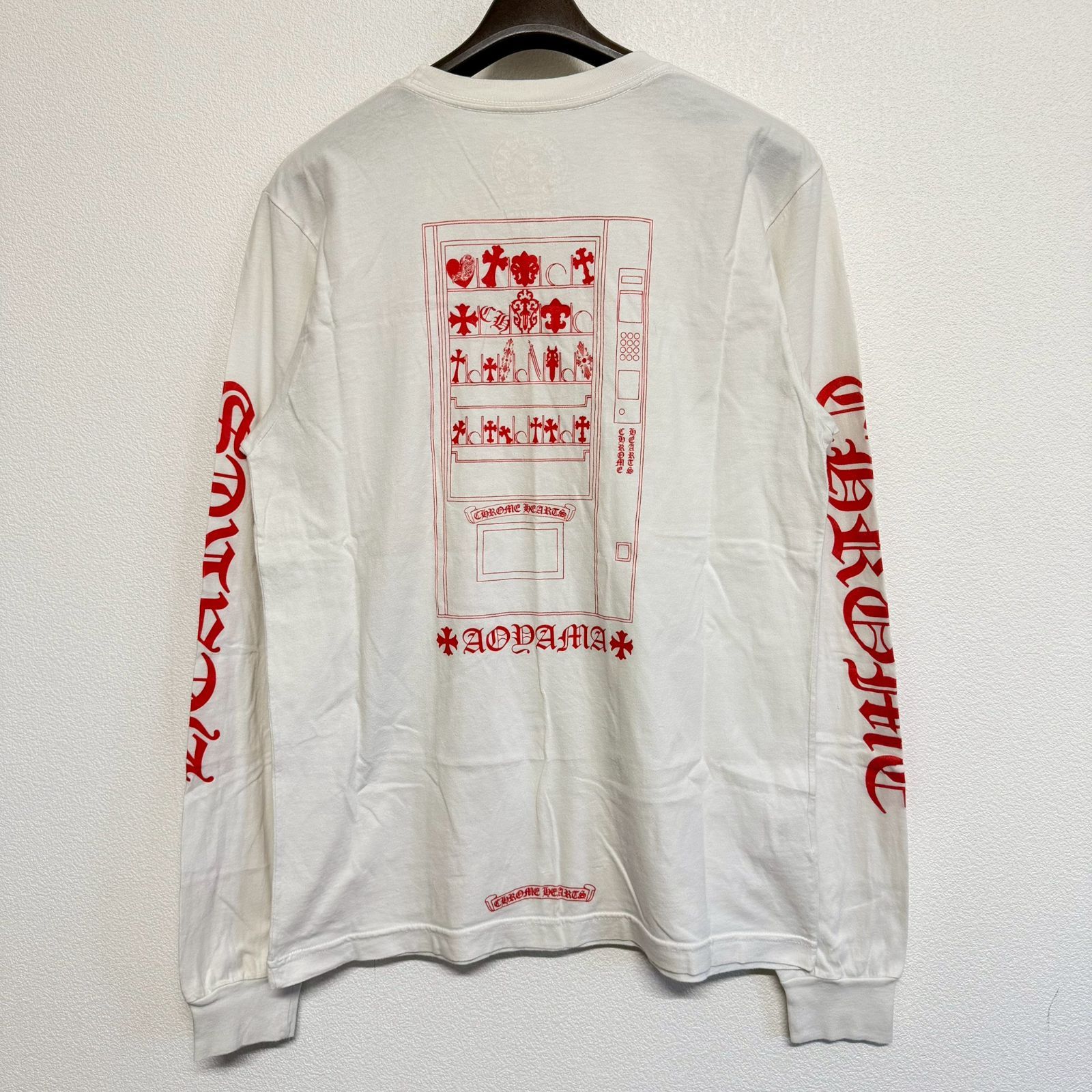 CHROME HEARTS AOYAMA 限定 クロムハーツ 青山限定 ロゴ プリント 白