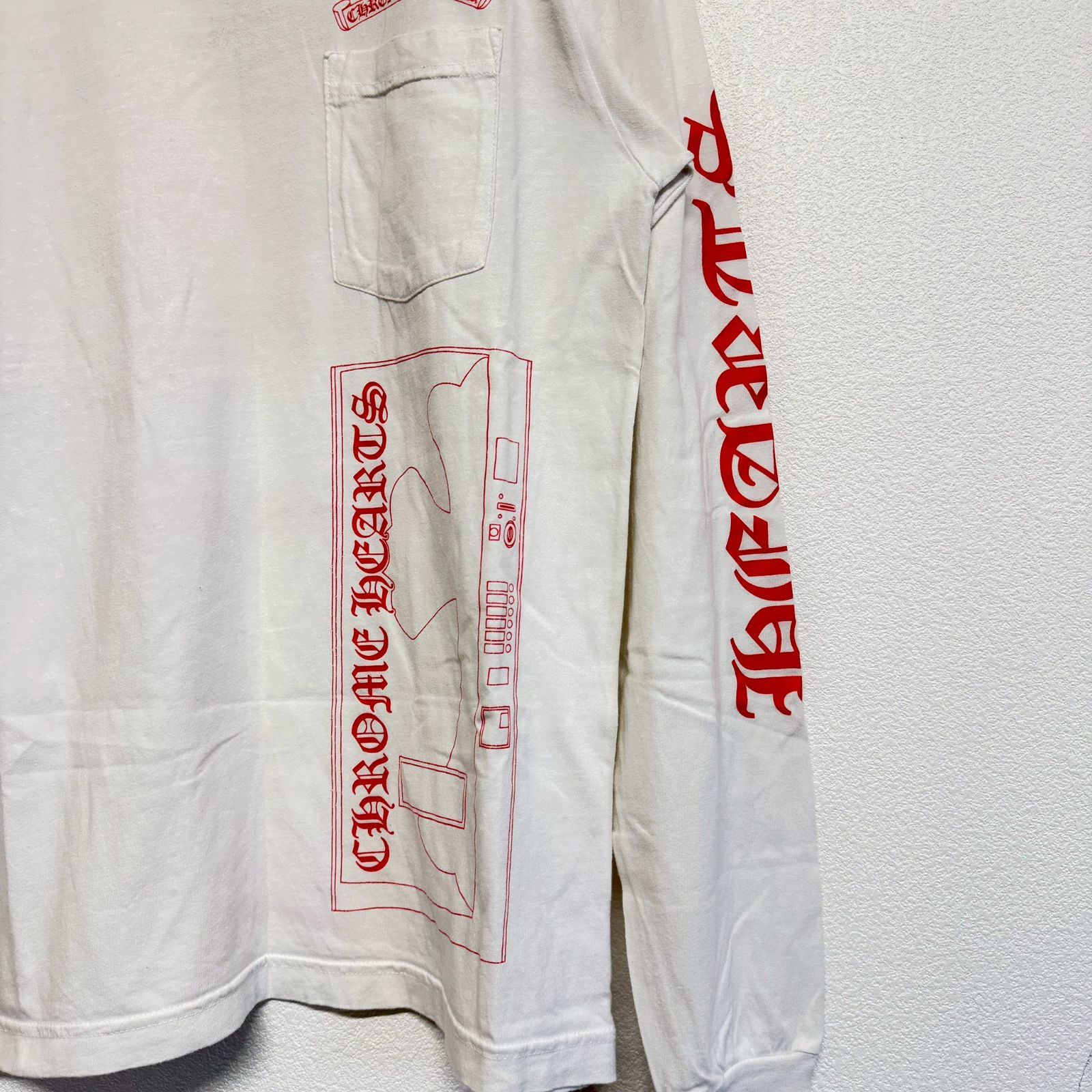 ミ*ク様 CHROME クロムハーツ 長袖Tシャツ 青山限定 ブラック×ネオング CHROME HEARTS（クロムハーツ） TOKYO L/S Tee 東京青山20周年記念