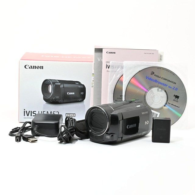 良品＞ Canon iVIS HF M52｜フルHD対応 デジタルビデオカメラ｜高画質