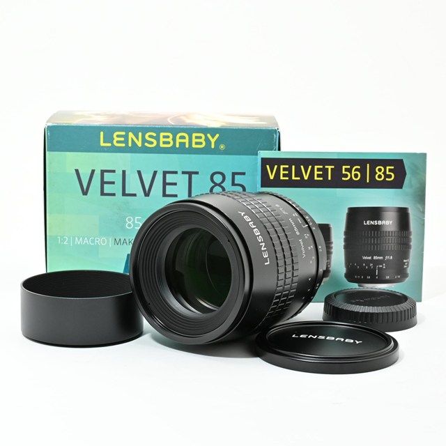 未使用品＞ Lensbaby ソフトレンズ Velvet 85 85mm F1.8 フジフイルムX