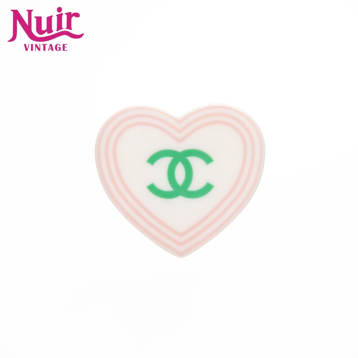 CHANEL シャネル ブローチ 04C 2004 ココマーク ハート【中古】 - メルカリ