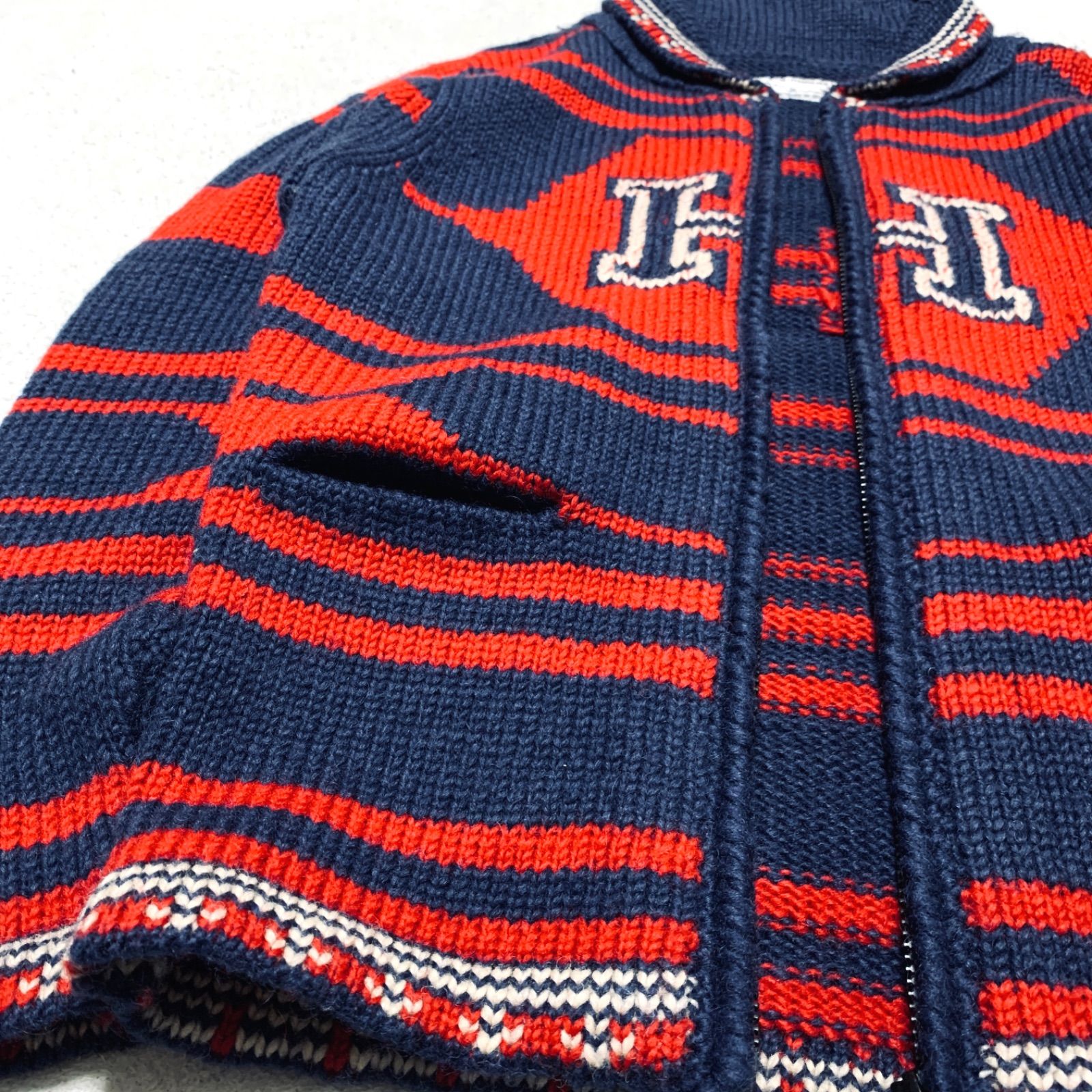 HOLLYWOOD RANCH MARKET カウチンニット カーディガン ニットブルゾン