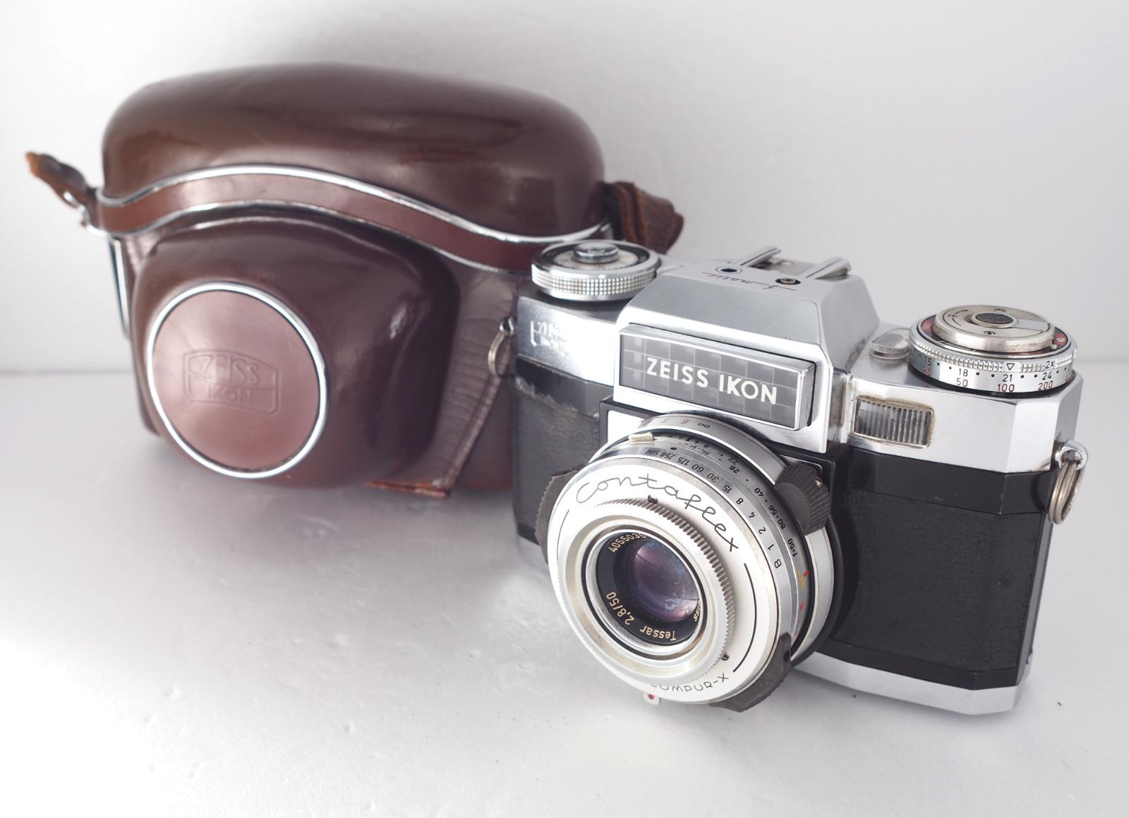 ZEISS IKON Contaflex フィルムカメラ ZEISS IKON コンタフレックス CONTAFLEXII Carl Zeiss Tessar 45mm F2