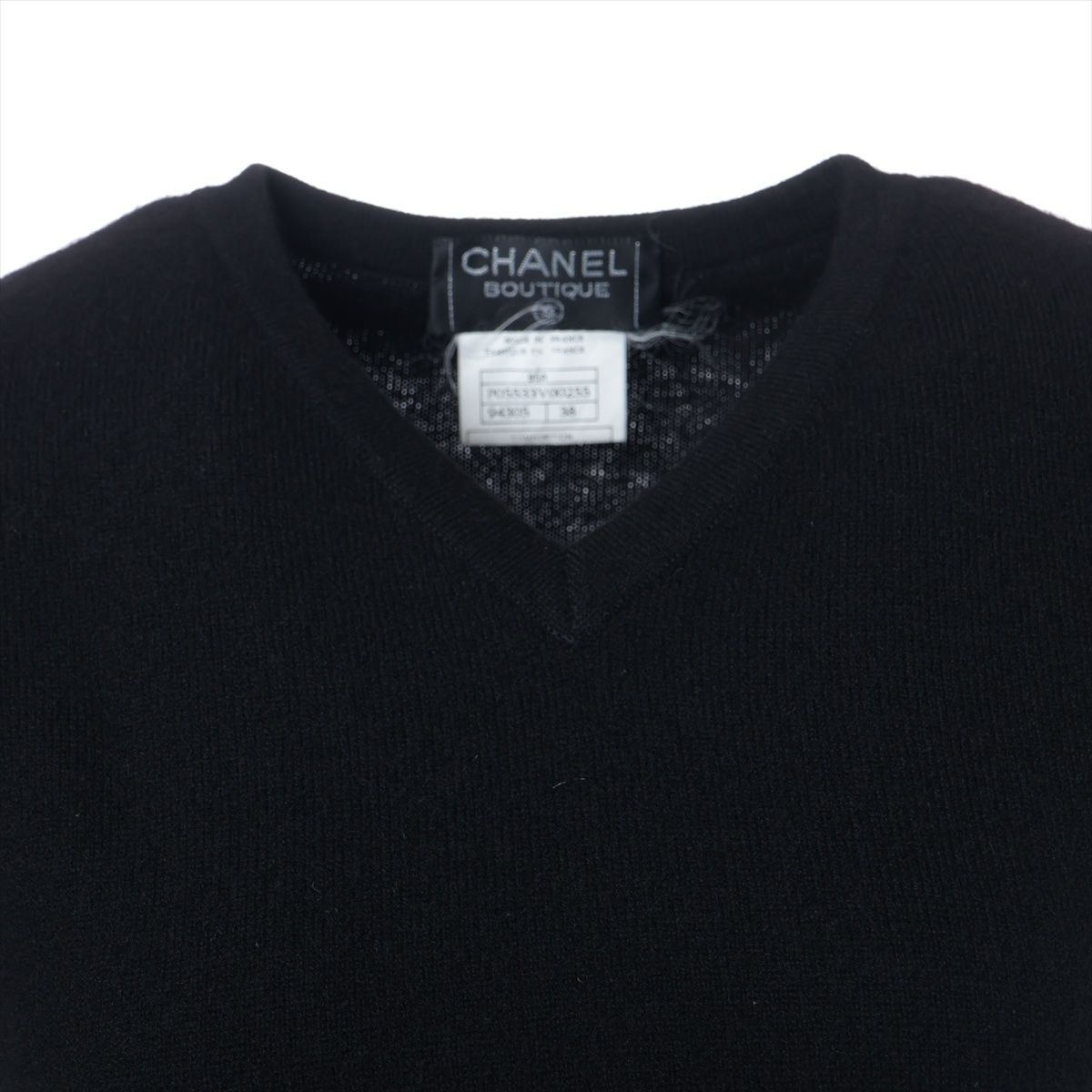 CHANEL シャネル 半袖 ヴィンテージ カシミヤ ニット CHANEL シャネル 半袖 ヴィンテージ カシミヤ ニット CHANEL シャネル