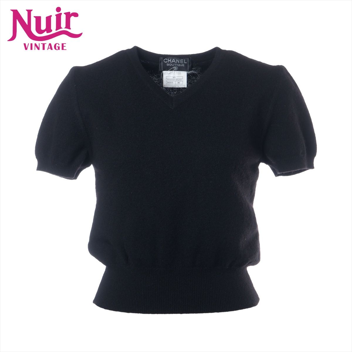 CHANEL シャネル 半袖 ヴィンテージ カシミヤ ニット CHANEL シャネル 半袖 ヴィンテージ カシミヤ ニット CHANEL シャネル