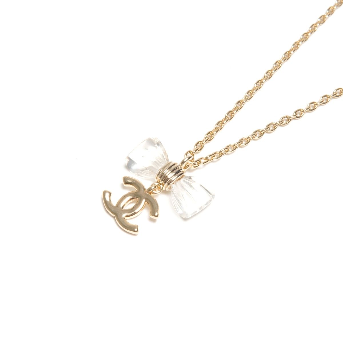 CHANEL シャネル ネックレス リボン モチーフ 2025【中古】 - メルカリ
