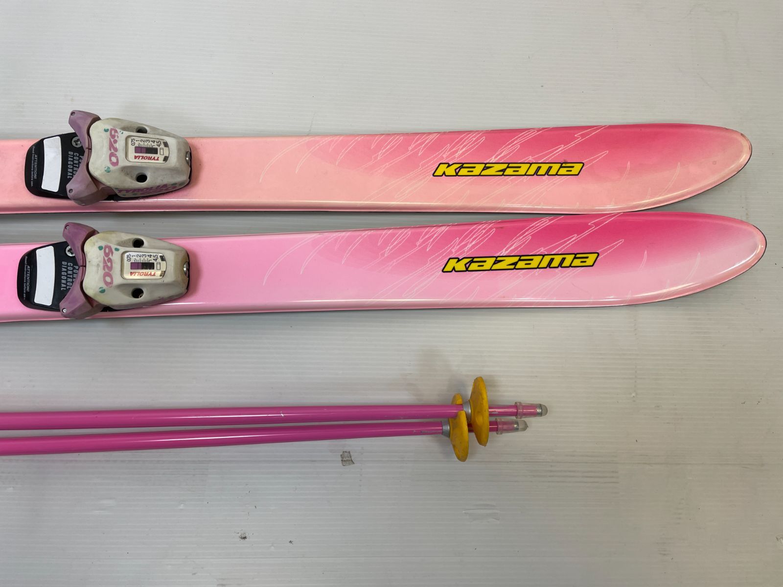 ◇ ジュニア スキー セット KAZAMA 120 cm Jr カービングスキー スキー