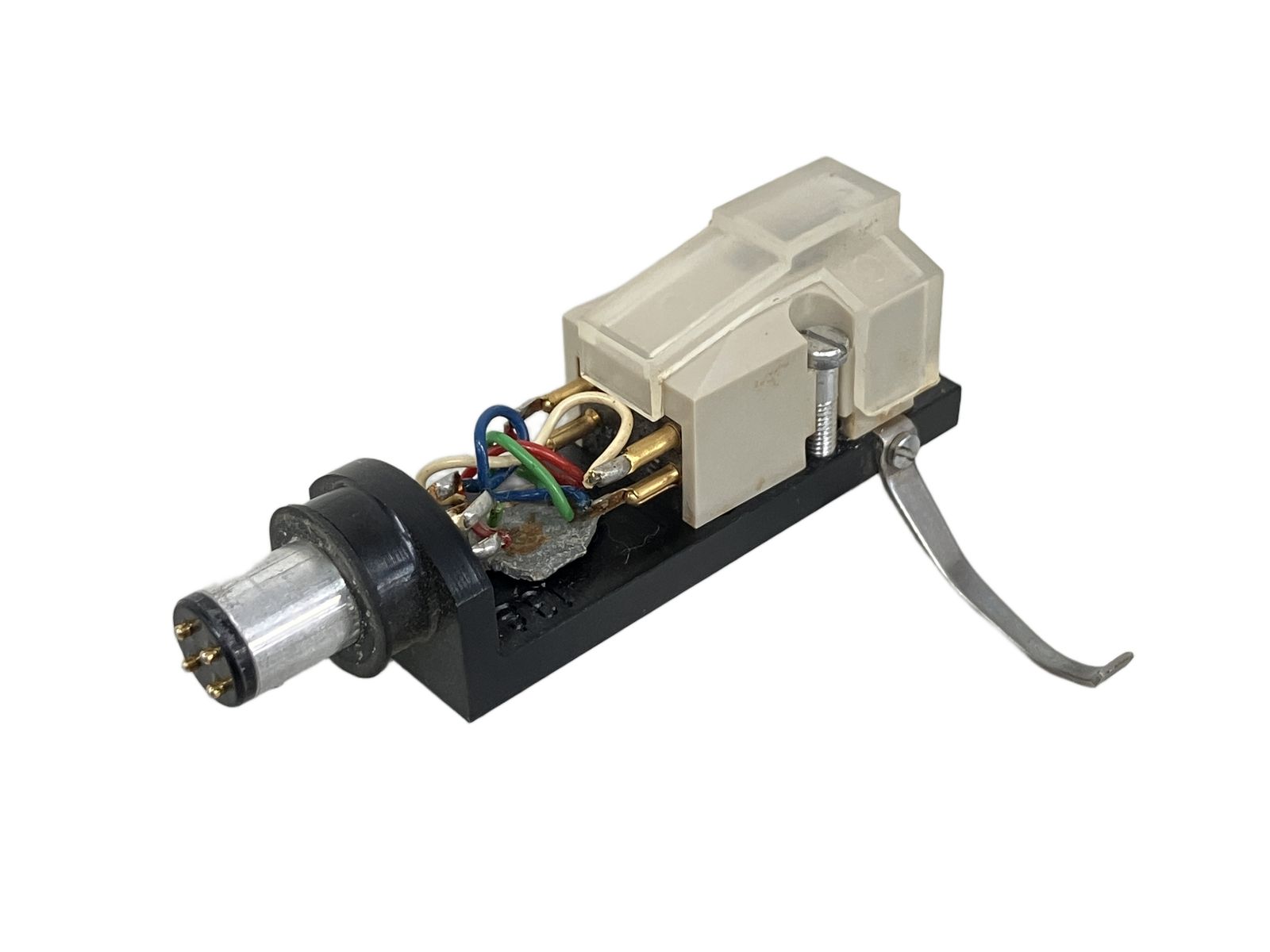 DENON カートリッジ DL103S 動作品 DENON DL-103S MC型カートリッジ オーディオテクニカ製シェル付