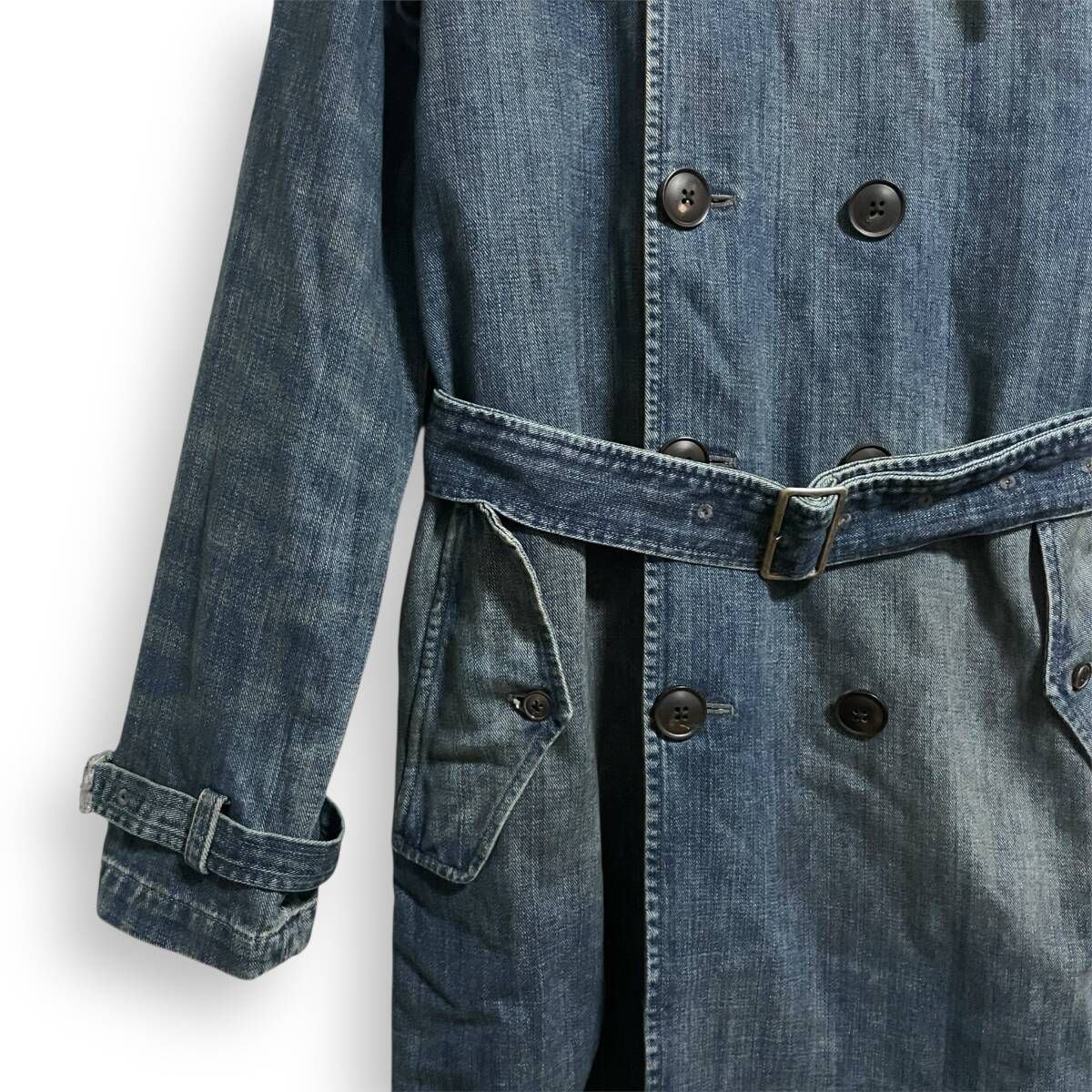 名品 ラルフローレン デニム トレンチコート 楽天市場】RALPH LAUREN ラルフローレン デニムトレンチコート ミドル