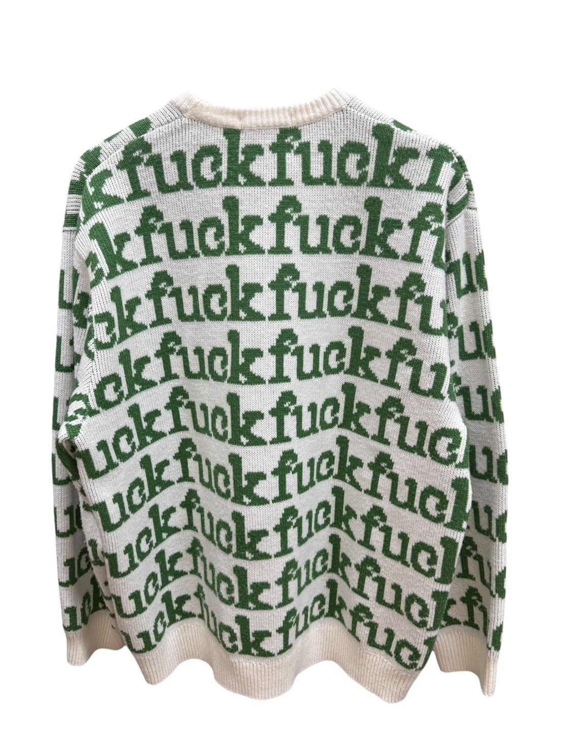 Supreme (シュプリーム) 22s fuck sweater ファックセーター 総柄