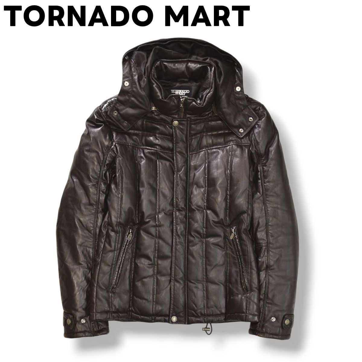 本革】 トルネードマート TORNADO MART 羊革 ラムレザー フーデット