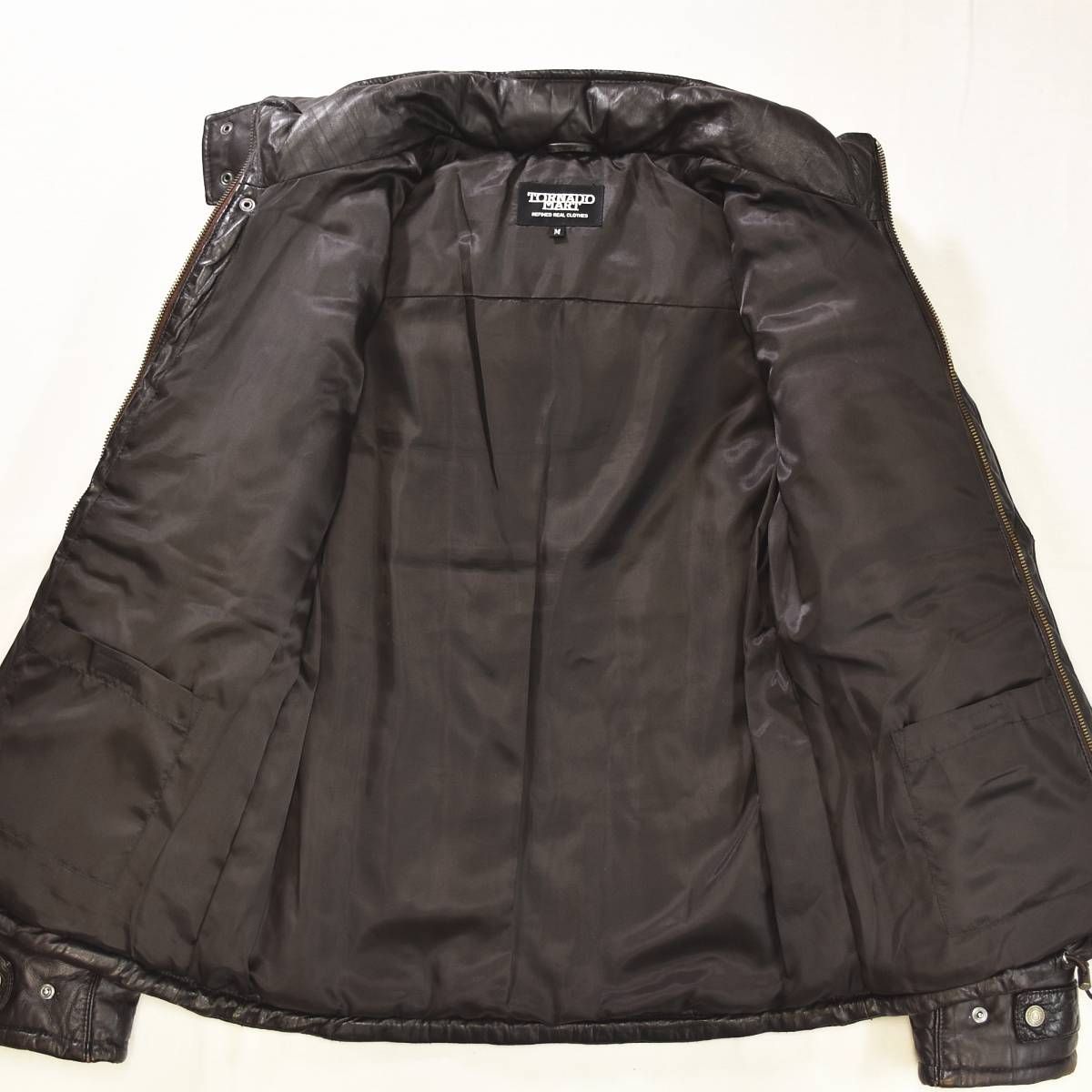 本革】 トルネードマート TORNADO MART 羊革 ラムレザー フーデット