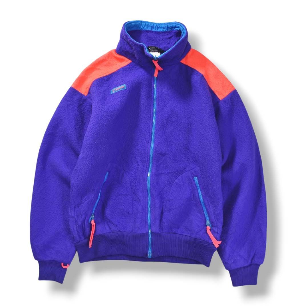 80〜90s columbia 三角タグ　アノラックパーカー　古着 70〜80年代 Columbia コロンビア ナイロンアノラックパーカー