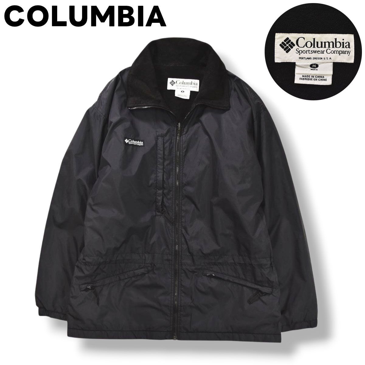 コロンビア COLUMBIA ナイロン ジャケット 中綿 裏地 フリース 