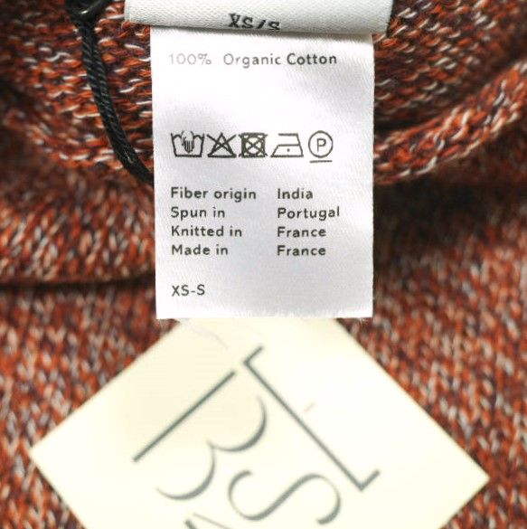 新品 BASERANGE ベースレンジ 24AW フランス製 SEIRA PULLOVER 