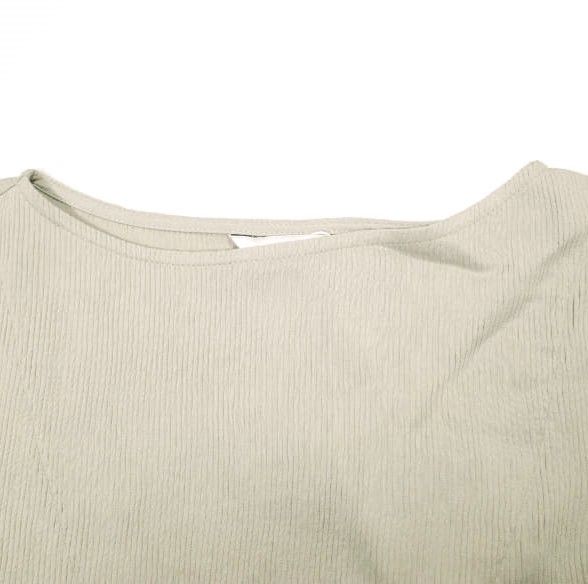 CLANE クラネ 21SS SQUARE SLEEVE SHORT TOPS スクエアスリーブショートトップス 10122-4152 1 BEIGE 定価20,900円 カットソー ブラウス トップス【新古品】【中古】【CLANE】 新品 CLANE クラネ 21SS SQUARE SLEEVE SHORT TOPS スクエアスリーブ
