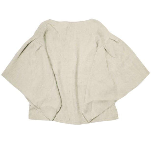 CLANE クラネ 21SS SQUARE SLEEVE SHORT TOPS スクエアスリーブショートトップス 10122-4152 1 BEIGE 定価20,900円 カットソー ブラウス トップス【新古品】【中古】【CLANE】 新品 CLANE クラネ 21SS SQUARE SLEEVE SHORT TOPS スクエアスリーブ