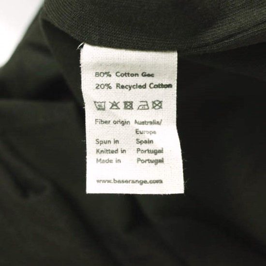 新品 BASERANGE ベースレンジ 25SS ポルトガル製 TURN TANK ツイスト 新品 BASERANGE ベースレンジ 25SS ポルトガル製 TURN TANK ツイスト