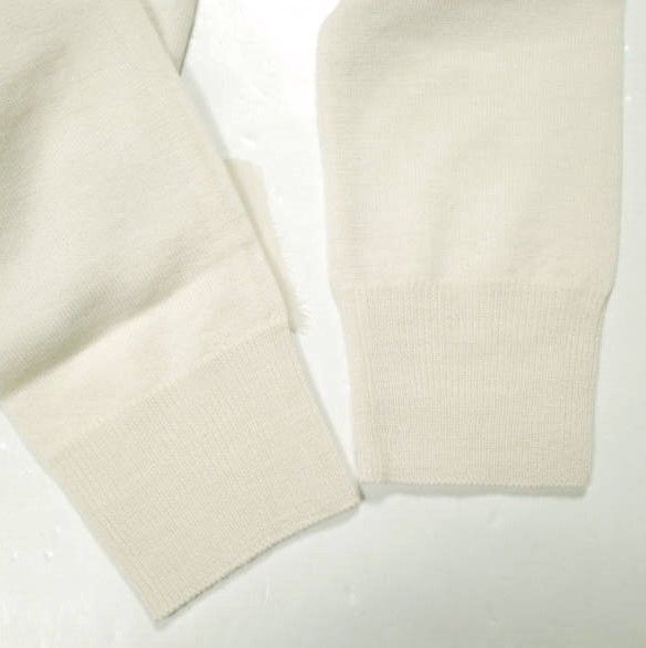 Maison Margiela 1 メゾンマルジェラ 21SS イタリア製 カラートリム ハイゲージウールクルーネックニット S51HA1114 S17674 S OFF WHITE セーター 定価83,600円 オーガンジー トップス【新古品】【中古】【Maison Margiela 1】 新品 Maison Margiela 1 メゾンマルジェラ 21SS イタリア製 カラー