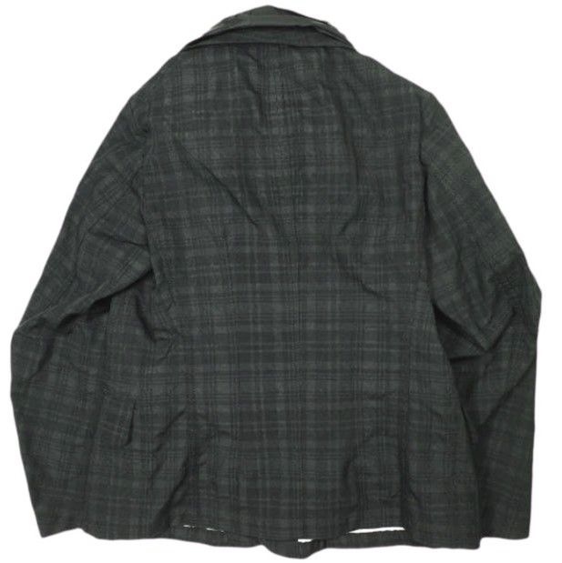 新品 tao COMME des GARCONS タオ コムデギャルソン 23SS チェック×ナイロンタフタスカーフ付きジャケット TK-J014 S 定価165,000円 新品 tao COMME des GARCONS タオ コムデギャルソン 23SS 日本製