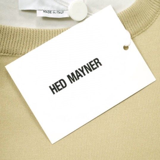 新品 HED MAYNER ヘドメイナー 24SS イタリア製 STONE WASHED COTTON