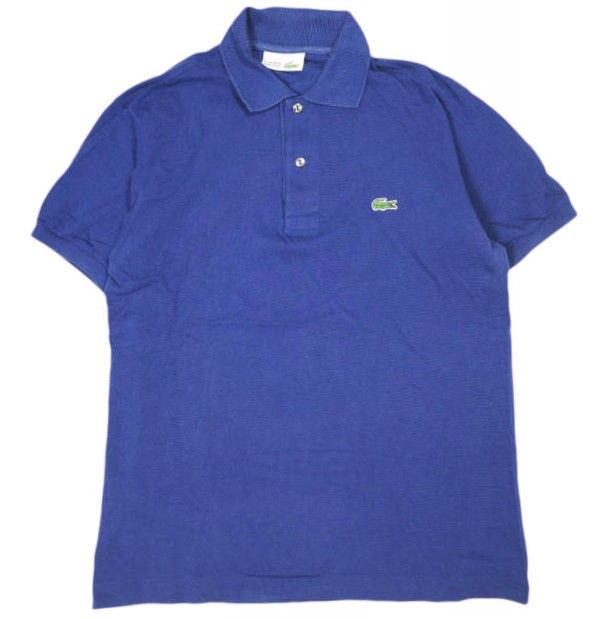 LACOSTE ラコステ フランス製 ロゴ刺繍 鹿の子ポロシャツ L1212L 3