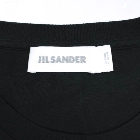 JIL SANDER ジルサンダー ギリシャ製 ソリッドクルーネックTシャツ JSUM706005 MM247308 L NAVY 半袖 カットソー トップス【中古】【JIL SANDER】 JIL SANDER (ジルサンダー) ワンポイント クルーネック 長袖 Tシャツ