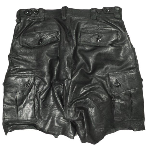 最終値下げGOOD KARMA DEVELOPMENT ショートパンツ GOODKARMA DEVELOPMENT グッドカルマ ディベロップメント LEATHER