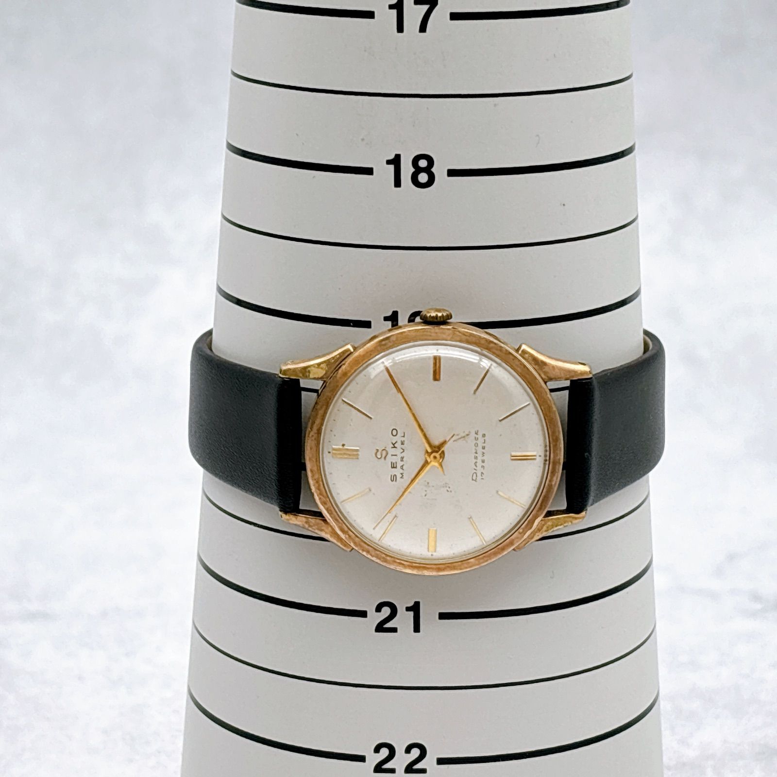セイコー SEIKO マーベル MARVEL 17石 Marvel 手巻き 稼働品 メンズ 