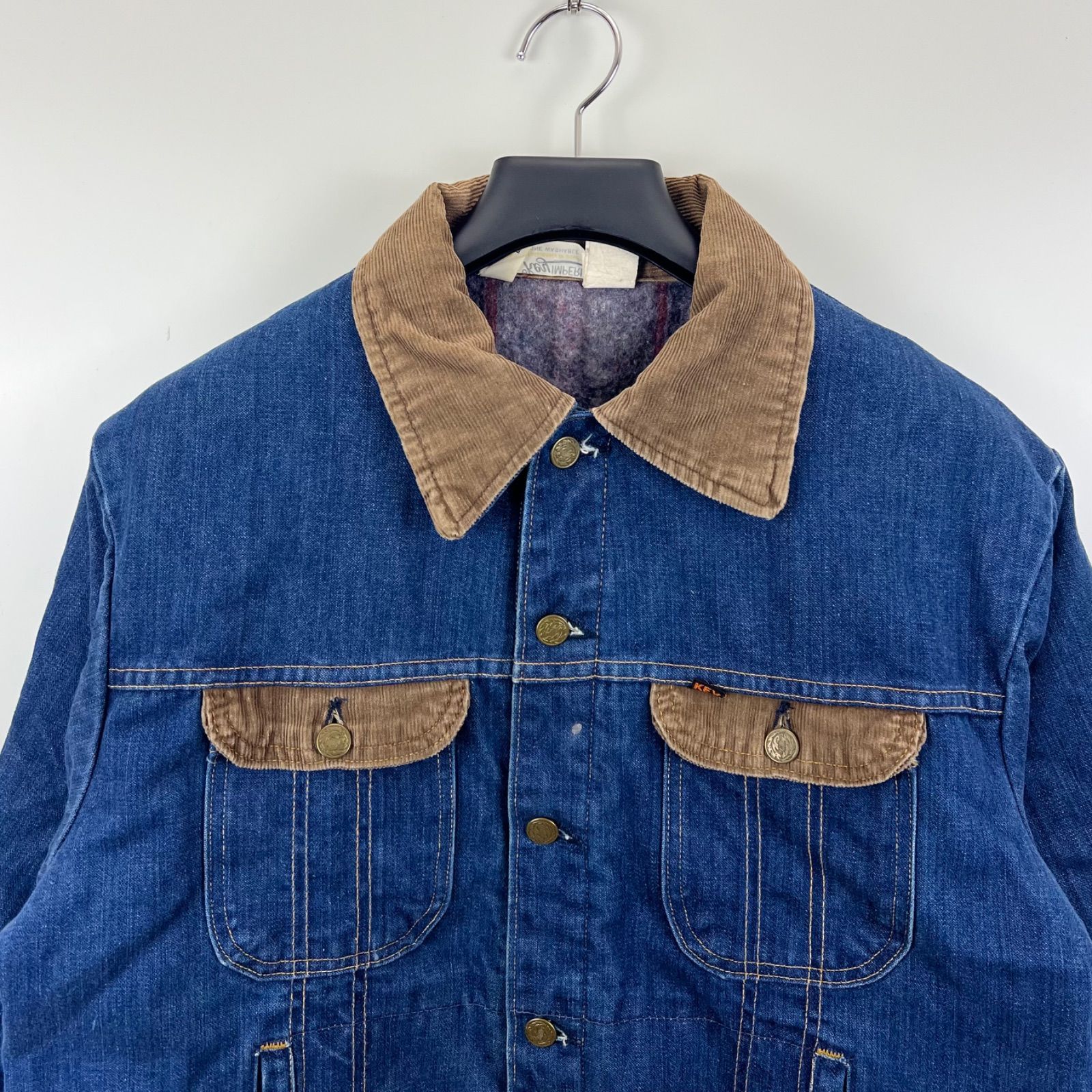 KEY IMPERIAL 60s 70s USA vintage denim jacket 46 indigo キー