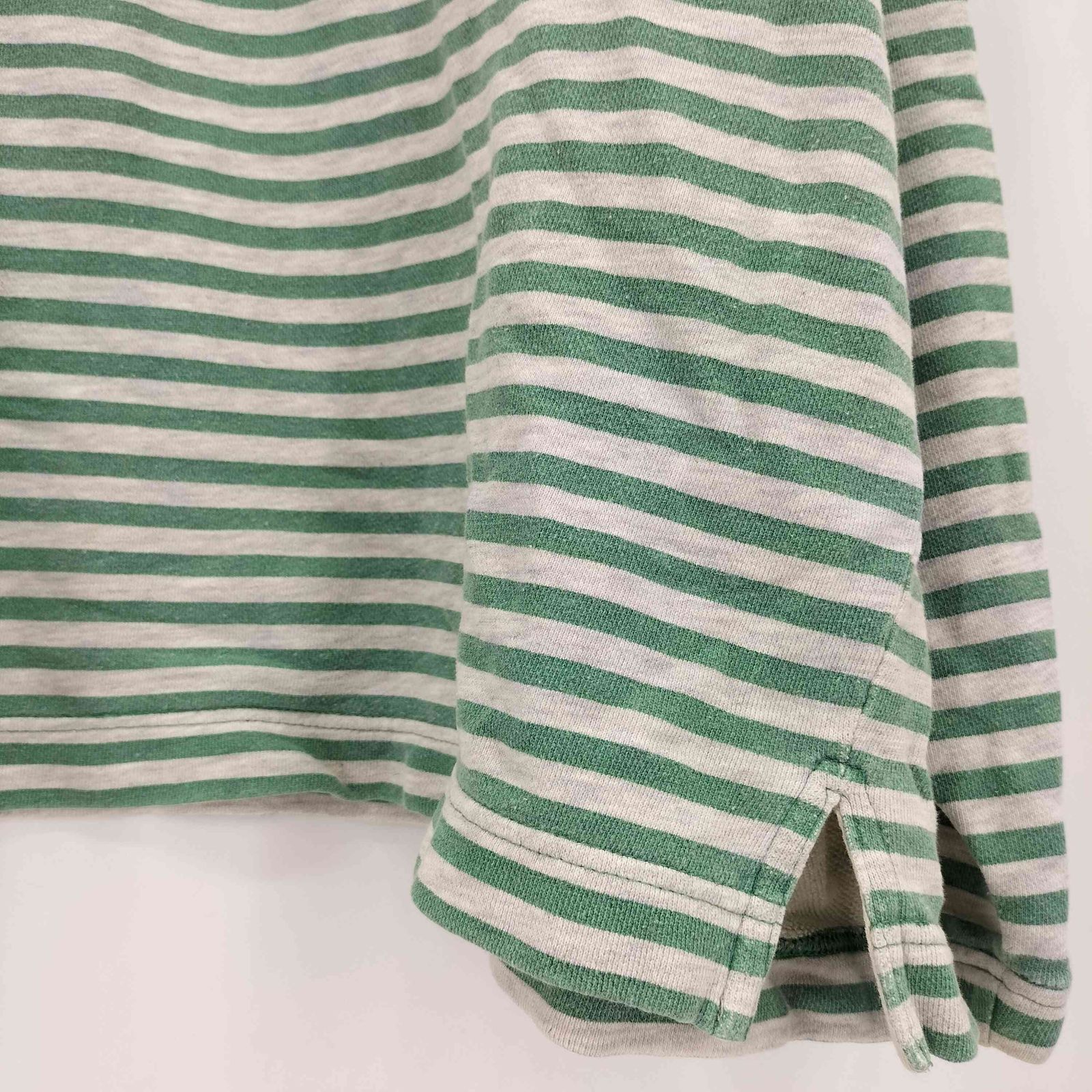ギャップ Gap 90s インドネシア製 OLD ボーダー ハーフジップ 