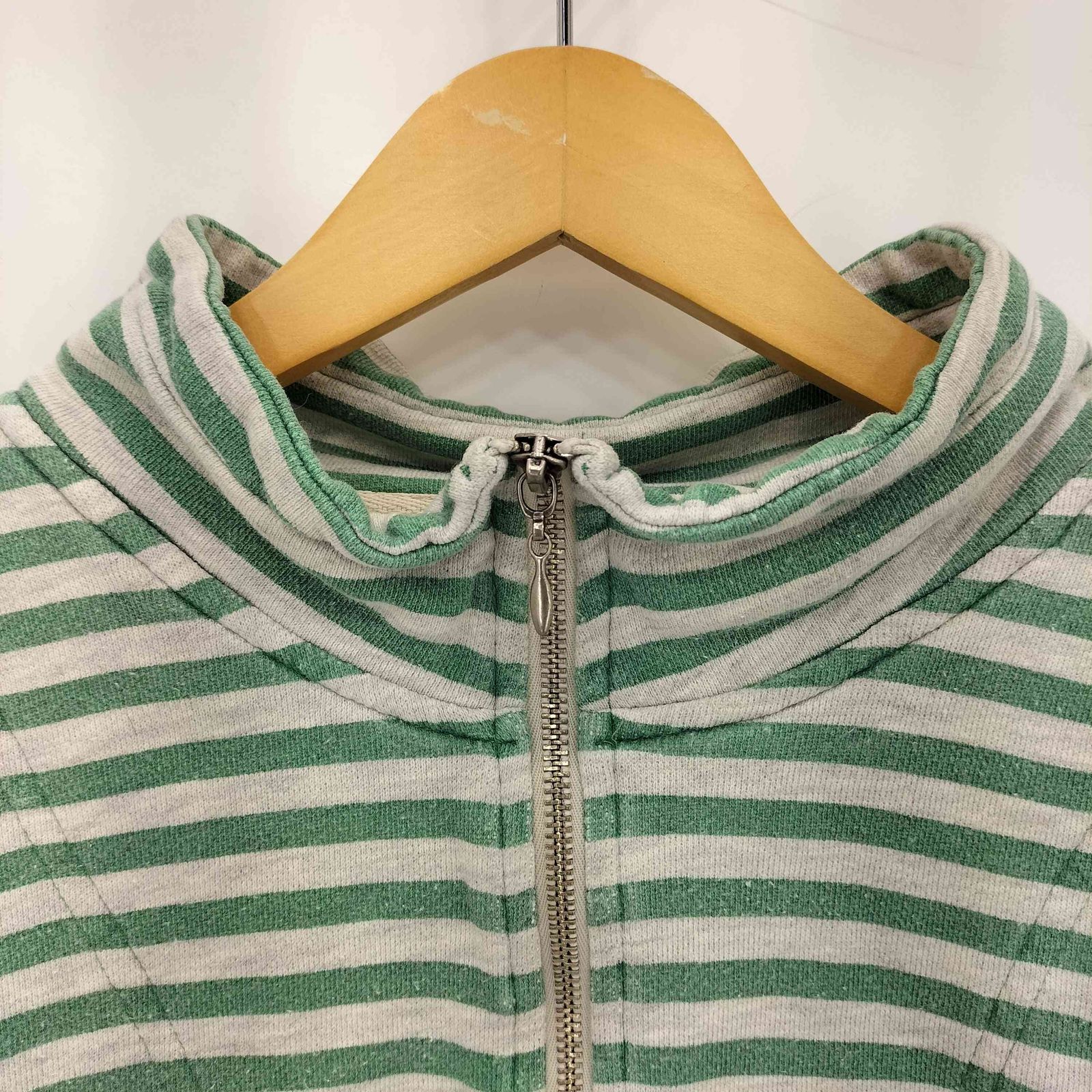 ギャップ Gap 90s インドネシア製 OLD ボーダー ハーフジップ 