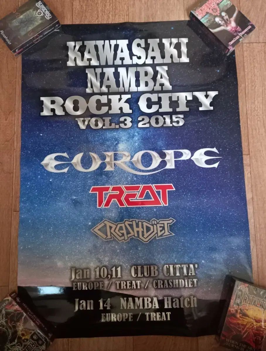 Europe treat crashdiet ポスター - メルカリ