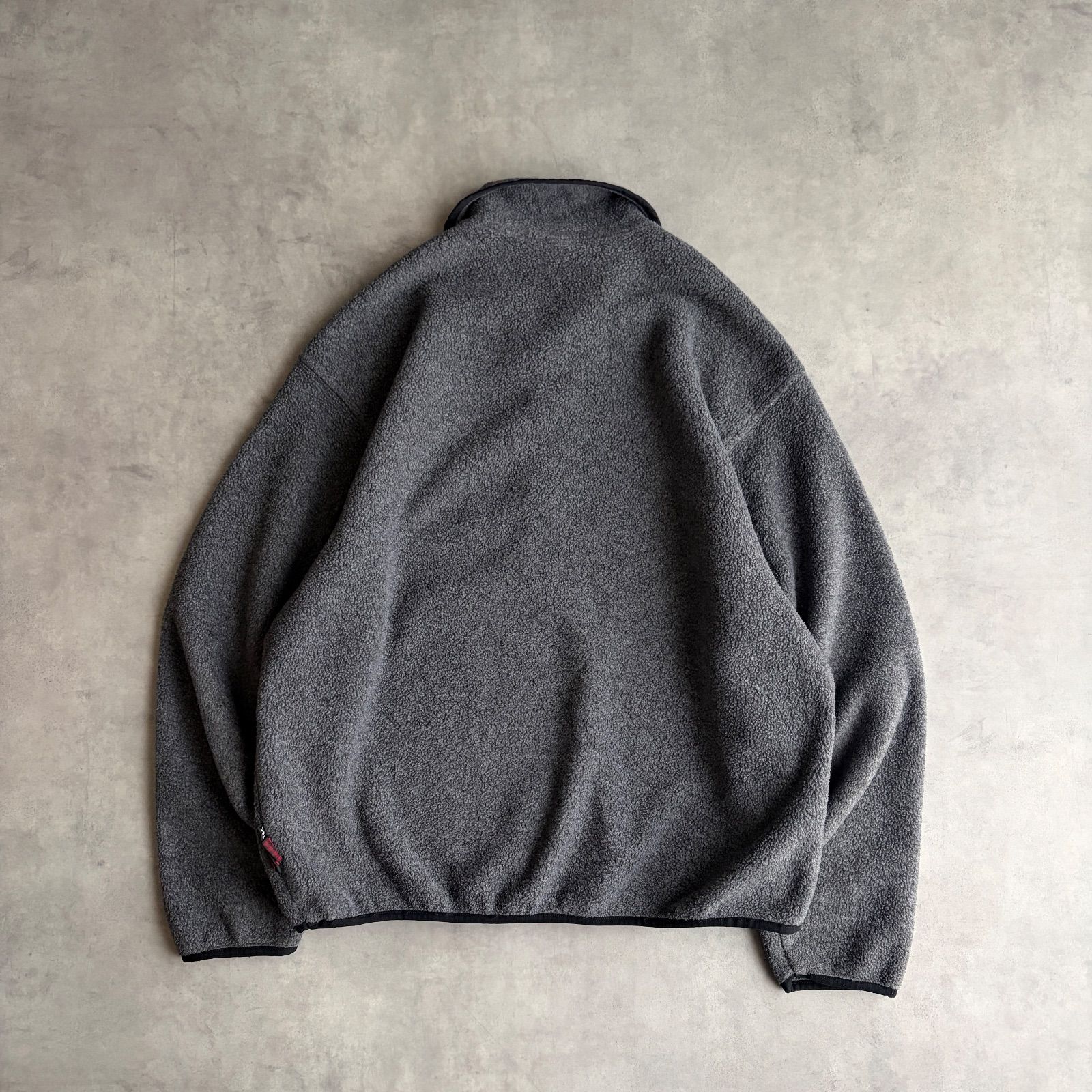 90s USA製　Wool Rich フリース　スウィングトップ　ポーラテック 90年代 WOOLRICH ウールリッチ フリースプルオーバー スナップTタイプ
