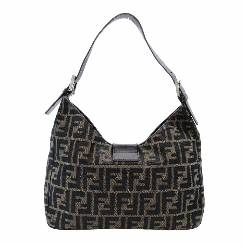 マンマバケット ハンドバッグ ワンショルダーバッグ フェンディ FENDI マンマバケット ズッカ ナイロン レザー ワン