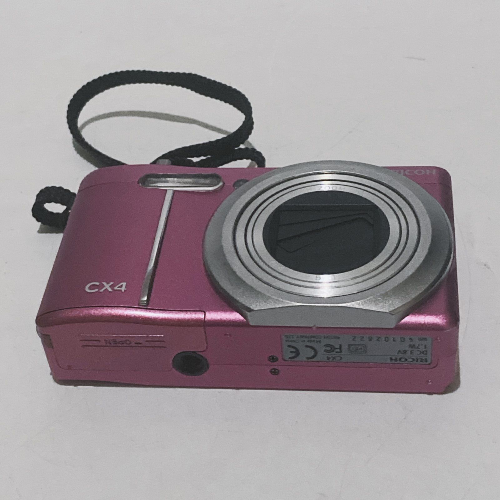 美品】RICOH CX4 パープルピンク リコー コンパクトデジカメ デジカメ