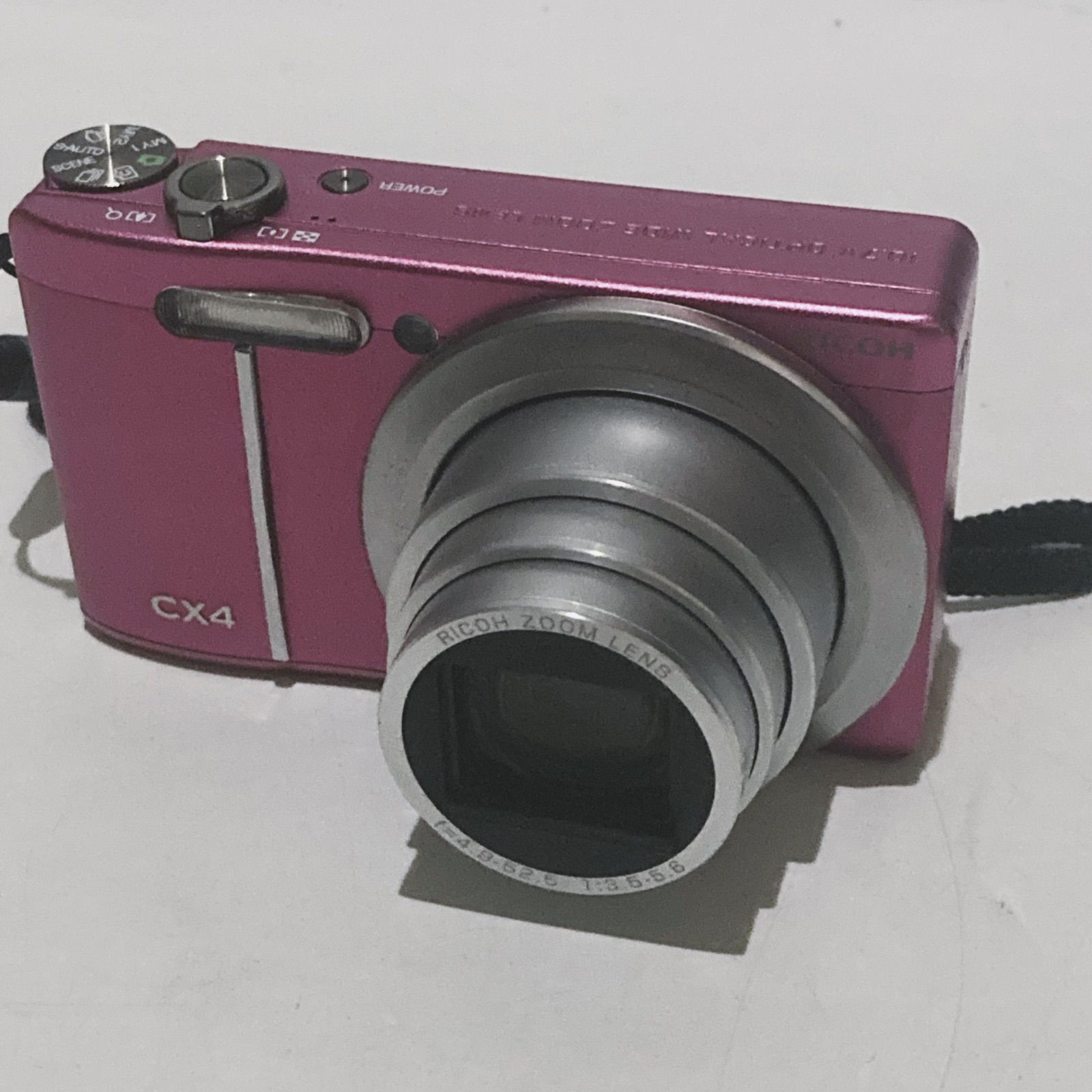 美品】RICOH CX4 パープルピンク リコー コンパクトデジカメ デジカメ